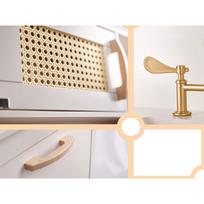 medine vaikiska virtuve - Vaikiška virtuvėlė Wooden Kitchen Retro IKONKX6284 - 10 nuotrauka