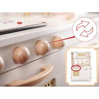 medine vaikiska virtuve - Vaikiška virtuvėlė Wooden Kitchen Retro IKONKX6284 - 14 nuotrauka