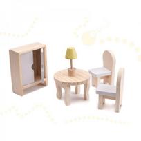 leliu namas - Lėlių namelis Wooden Doll House 6278 - 9 nuotrauka