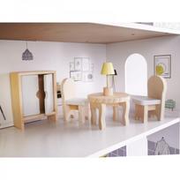leliu namas - Lėlių namelis Wooden Doll House 6278 - 10 nuotrauka