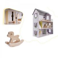 leliu namas - Lėlių namelis Wooden Doll House 6278 - 17 nuotrauka