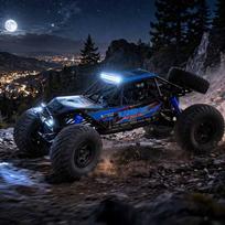 rc cars - RoGer RC Crawler Climbing Toy Car 1:10 4WD 48 cm Mėlynas (Blue) - 3 nuotrauka