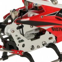 syma s107 - Syma S107H RC sraigtasparnis 2.4GHz RTF Raudonas (Red) - 7 nuotrauka