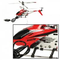 syma s107 - Syma S107H RC sraigtasparnis 2.4GHz RTF Raudonas (Red) - 11 nuotrauka