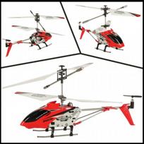syma s107 - Syma S107H RC sraigtasparnis 2.4GHz RTF Raudonas (Red) - 12 nuotrauka