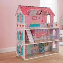 leles - Lėlių namelis Dollhouse With Accessories And LED Lighting - 2 nuotrauka
