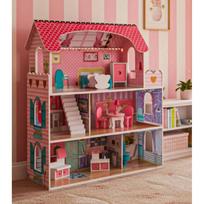 leles - Lėlių namelis Dollhouse With Accessories And LED Lighting - 4 nuotrauka