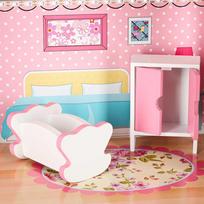 leles - Lėlių namelis Dollhouse With Accessories And LED Lighting - 6 nuotrauka