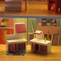 leles - Lėlių namelis Dollhouse With Accessories And LED Lighting - 9 nuotrauka