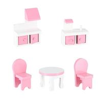 leles - Lėlių namelis Dollhouse With Accessories And LED Lighting - 13 nuotrauka