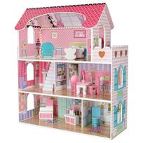 leles - Lėlių namelis Dollhouse With Accessories And LED Lighting - 14 nuotrauka