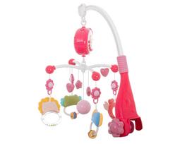 lovos pultas - Lullaby žvaigždžių dizaino karuselė Rožinė (Pink) + nuotolinio valdymo pultas - 4 nuotrauka
