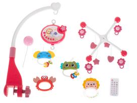 lovos pultas - Lullaby žvaigždžių dizaino karuselė Rožinė (Pink) + nuotolinio valdymo pultas - 7 nuotrauka
