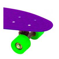 longboardas - Bimbo Bike Pennyboard, Violetinė/Žalia (Purple/Green) - 2 nuotrauka