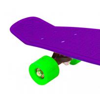 longboardas - Bimbo Bike Pennyboard, Violetinė/Žalia (Purple/Green) - 3 nuotrauka