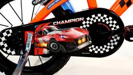 papildomi ratukai - Vaikiškas dviratis Dino Bikes Hot Wheels, oranžinis (Orange), 16" - 2 nuotrauka