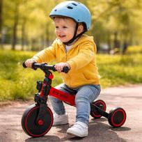 vaikiskas krosinis - Trike Fix Mini krosinis triratukas 3in1 su pedalais raudonos spalvos - 2 nuotrauka