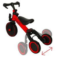 vaikiskas krosinis - Trike Fix Mini krosinis triratukas 3in1 su pedalais raudonos spalvos - 10 nuotrauka