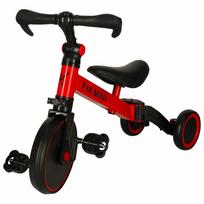 vaikiskas krosinis - Trike Fix Mini krosinis triratukas 3in1 su pedalais raudonos spalvos - 11 nuotrauka