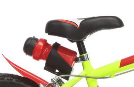 dviracio dinama - Vaikiškas dviratis Dino Bikes 416, juodas/raudonas/žalias, 11" (27 cm), 16" - 3 nuotrauka