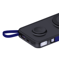 apple power bank - 3MK PastelUp, 10000mAh, 22.5W, MagSafe, Apple Watch, juodas (black) - 8 nuotrauka