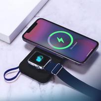apple power bank - 3MK PastelUp, 10000mAh, 22.5W, MagSafe, Apple Watch, juodas (black) - 12 nuotrauka
