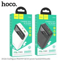 hoco power bank - Hoco J102A, 20000mAh, 20W, juodas (black) - 3 nuotrauka