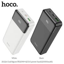 hoco power bank - Hoco J102A, 20000mAh, 20W, juodas (black) - 6 nuotrauka