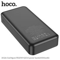 hoco power bank - Hoco J102A, 20000mAh, 20W, juodas (black) - 7 nuotrauka