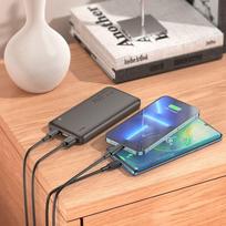 power bank 10000 mah - Hoco J101, 10000mAh, 22.5W, juodas - 4 nuotrauka