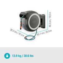 zarnos rite 35m - Automatinė laistymo ritė su žarna Gardena RollUp XL 18632-20 (Balta) - 6 nuotrauka