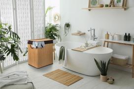 skalbiniu deze - Skalbinių dėžė su pertvara G21 63555174, bambukas, 150 l - 2 nuotrauka