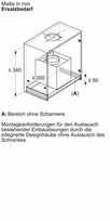 bosch imontuojamas gartraukis - Bosch DBB65CC60 Matinė juoda (Matte Black) - 3 nuotrauka