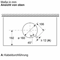 bosch imontuojamas gartraukis - Bosch DBB65CC60 Matinė juoda (Matte Black) - 6 nuotrauka