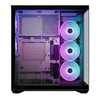 korpusai atx argb - MODECOM Volcano SPACE XL ARGB FULL TOWER 5F Juodas (Black) - 10 nuotrauka