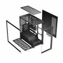 micro atx korpusas - Kompiuterio Korpusas - MODECOM VOLCANO STELLAR Micro ATX / ATX / ITX, 4 Bays, Juodas - 11 nuotrauka