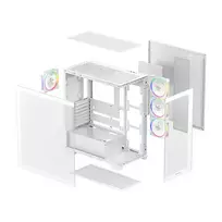 atx case - DeepCool CG580 4F V2 Midi Tower Balta (White) - 3 nuotrauka