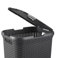 skalbiniu deze - Skalbinių dėžė Curver 189206, 60 l, ruda - 3 nuotrauka
