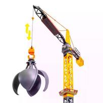 nuotolinis krano valdymas - Dickie Toys Mighty Crane 110 cm su nuotolinio valdymo pultu Geltonas (Yellow) - 3 nuotrauka