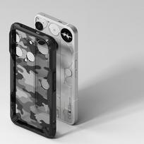 nothing 3 deklas - Ringke "Fusion X Case" Nothing Phone 3 Juodas (Black) - 4 nuotrauka