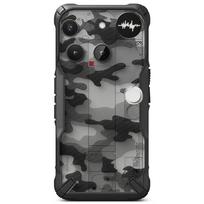 nothing 3 deklas - Ringke "Fusion X Case" Nothing Phone 3 Juodas (Black) - 5 nuotrauka