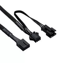 korpuso ausintuvas - Phanteks D30-140 PWM Reverse DRGB Black 140 mm 3-pack - 3 nuotrauka