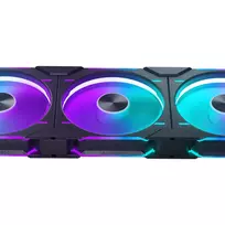 korpuso ausintuvas - Phanteks D30-140 PWM Reverse DRGB Black 140 mm 3-pack - 5 nuotrauka