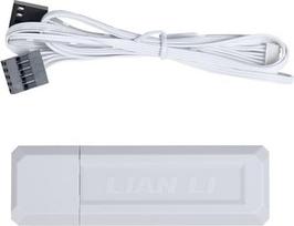 korpuso ausintuvas - Lian Li UNI FAN CL Wireless 120mm 3-Pack Balta (White) - 2 nuotrauka