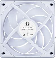 korpuso ausintuvas - Lian Li UNI FAN CL Wireless 120mm 3-Pack Balta (White) - 5 nuotrauka