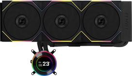 ausintuvas lian li - Lian Li HYDROSHIFT II LCD-C 360TL ARGB AiO Aušintuvas Juodas (Black) - 2 nuotrauka