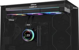 aio cooler - Lian Li HYDROSHIFT II LCD-C 360CL ARGB AiO Aušintuvas Juodas (Black) - 3 nuotrauka
