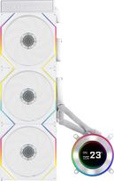 vandens ausintuvas - Lian Li HYDROSHIFT II LCD-C 360TL ARGB AiO Vandens Aušinimo Sistema - Balta (White) - 4 nuotrauka