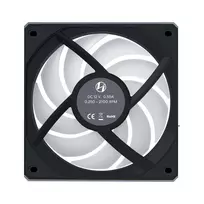 kompiuterio ausintuvas - Lian Li UNI FAN CL Wireless Reverse 3-Pack 120mm Juodas (Black) Korpuso Ventiliatorius - 5 nuotrauka