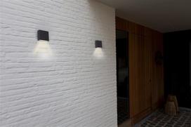 sviestuvai - Sieninis lauko šviestuvas Lutec Gemini XF, 9.50W, LED, IP54, tamsiai pilka, 11 cm x 3.8 cm - 2 nuotrauka